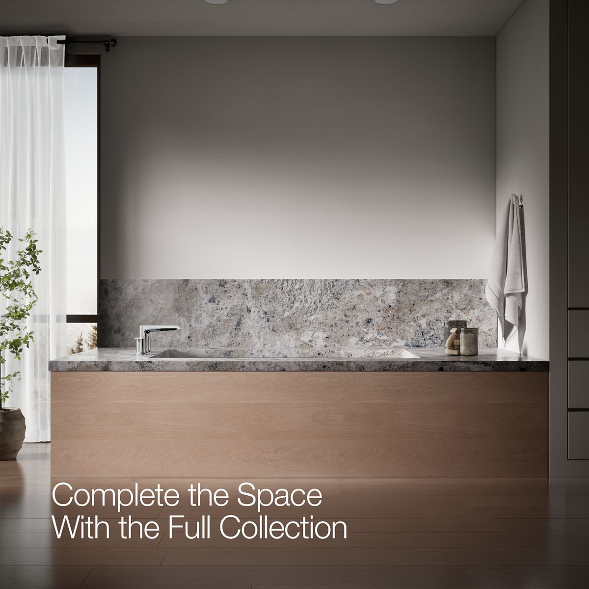 KOHLER Hint Deck-mount bath faucet trim