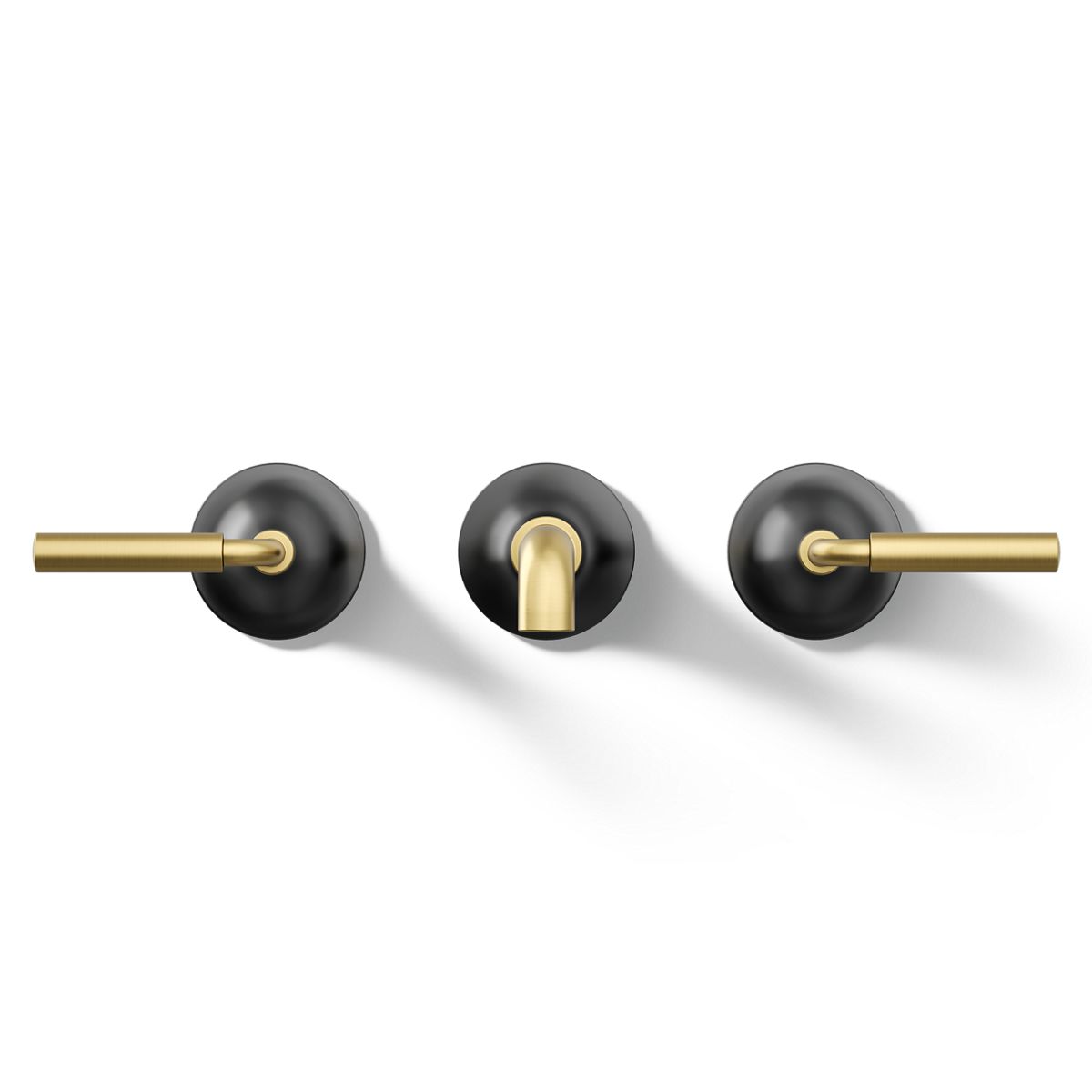 KOHLER K-T26439-4 Tone Wall-mount bathroom sink faucet trim, 1.2 gpm