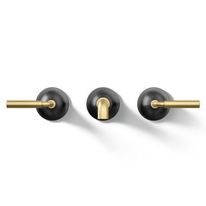KOHLER K-T26439-4 Tone Wall-mount bathroom sink faucet trim, 1.2 gpm