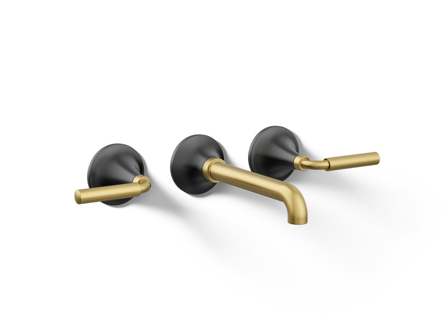 KOHLER K-T26439-4 Tone Wall-mount bathroom sink faucet trim, 1.2 gpm