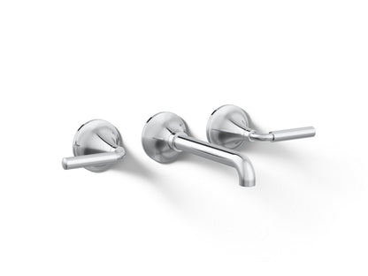 KOHLER K-T26439-4 Tone Wall-mount bathroom sink faucet trim, 1.2 gpm