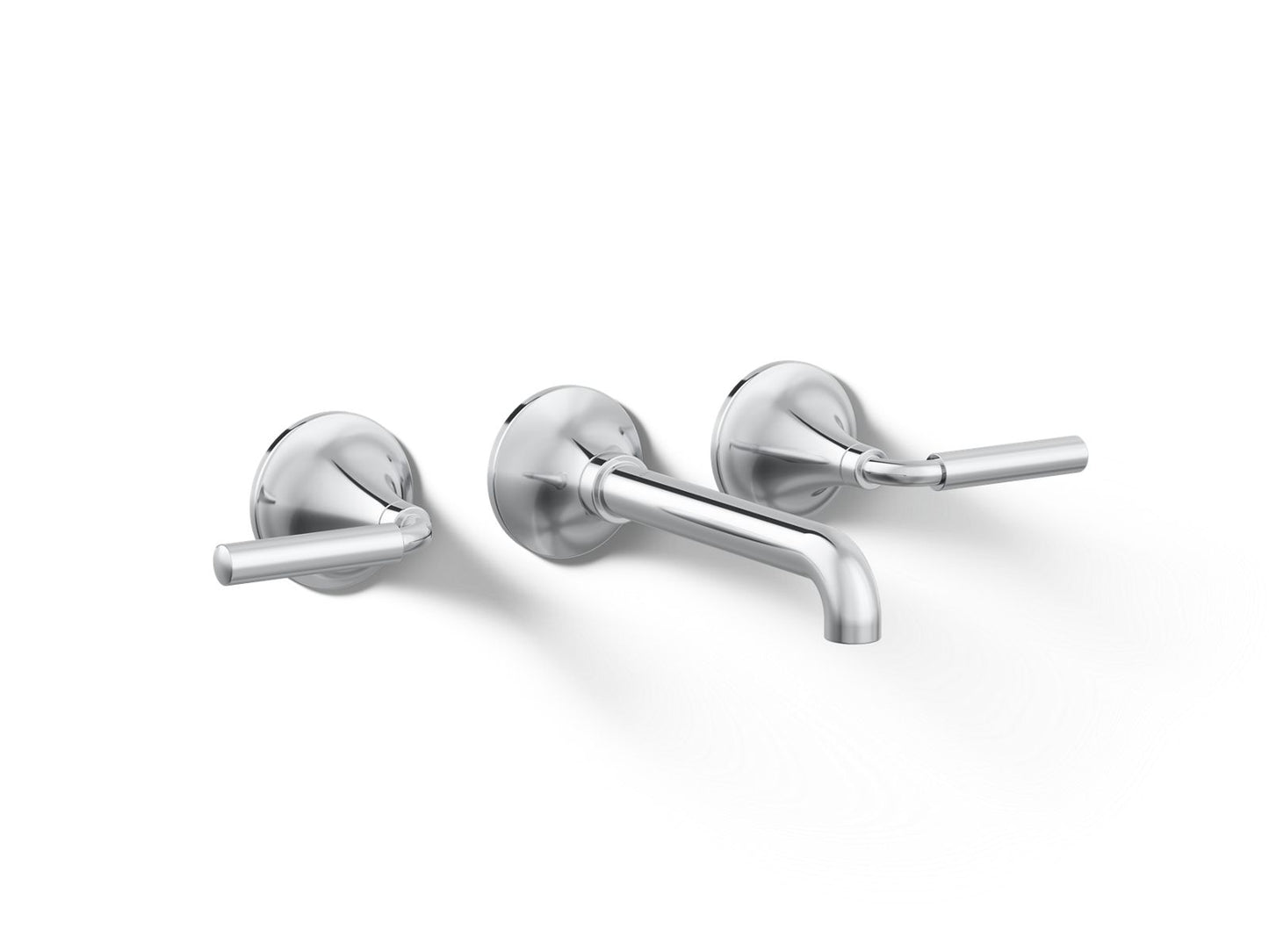 KOHLER K-T26439-4 Tone Wall-mount bathroom sink faucet trim, 1.2 gpm