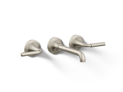 KOHLER K-T26439-4 Tone Wall-mount bathroom sink faucet trim, 1.2 gpm