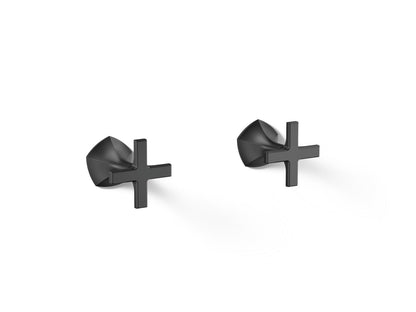 KOHLER K-T27013-3 Occasion Wall-mount bathroom sink faucet Cross handle trim, 1.2 gpm