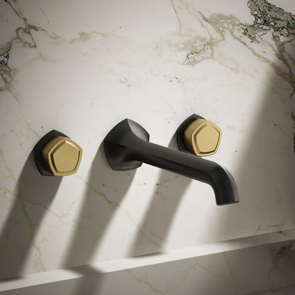 KOHLER K-T27013-9 Occasion Wall-mount bathroom sink faucet Knob handle trim, 1.2 gpm