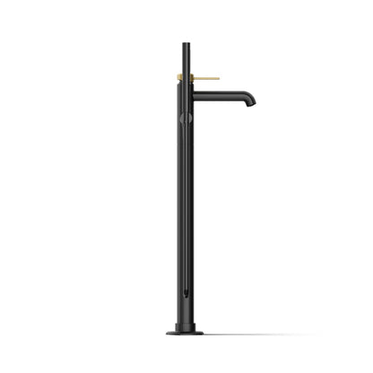 KOHLER K-T27025-4 Occasion Floor-mount bath filler trim with handshower