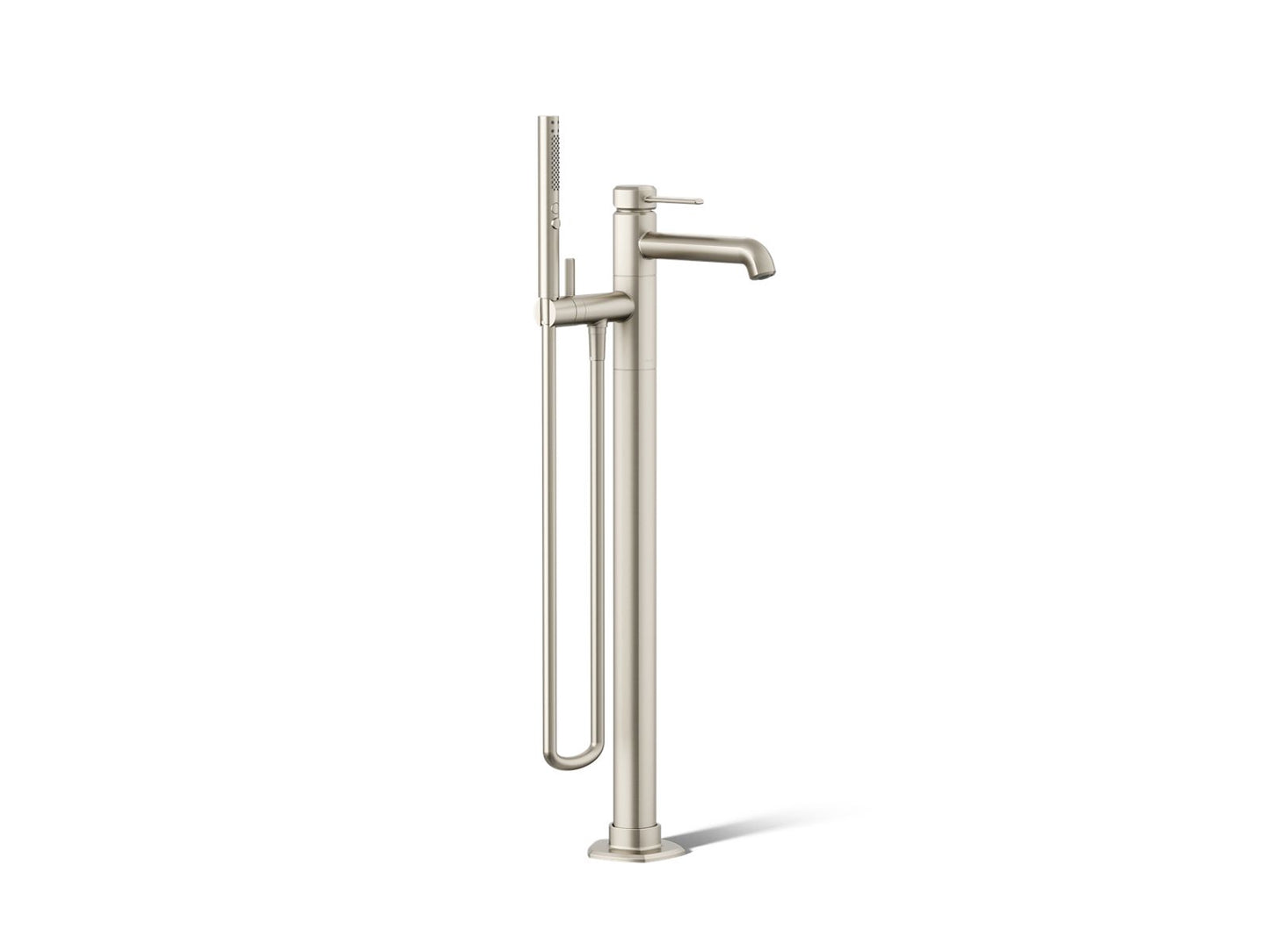 KOHLER K-T27025-4 Occasion Floor-mount bath filler trim with handshower