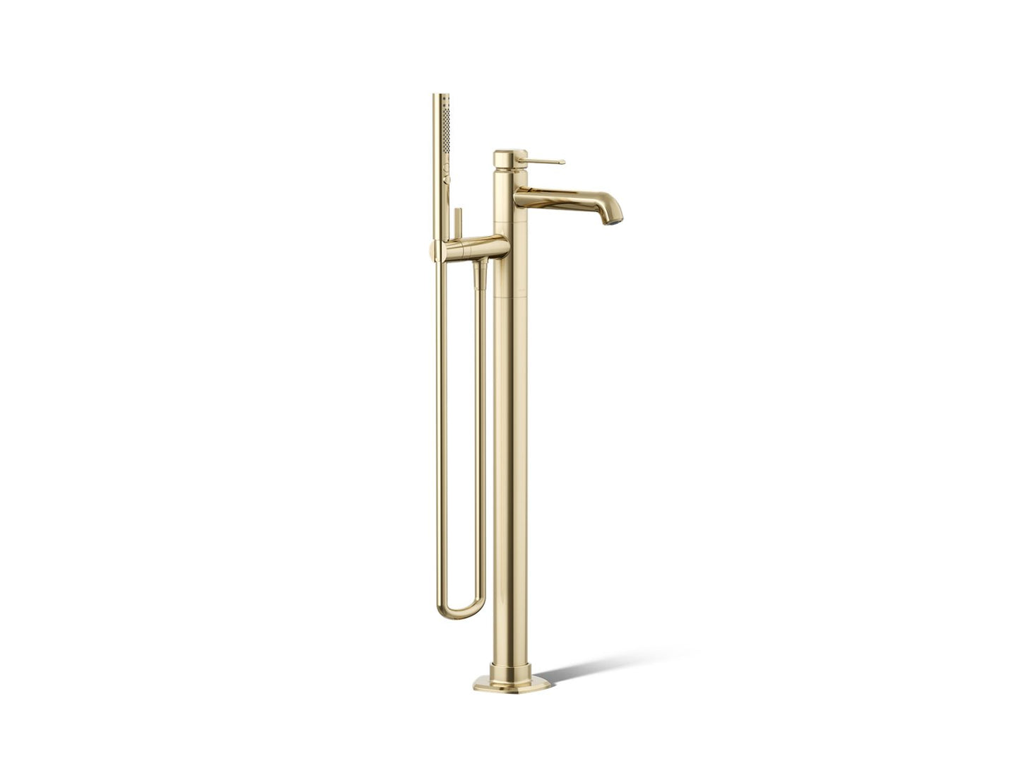 KOHLER K-T27025-4 Occasion Floor-mount bath filler trim with handshower