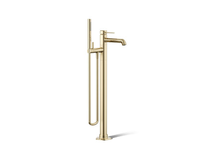 KOHLER K-T27025-4 Occasion Floor-mount bath filler trim with handshower