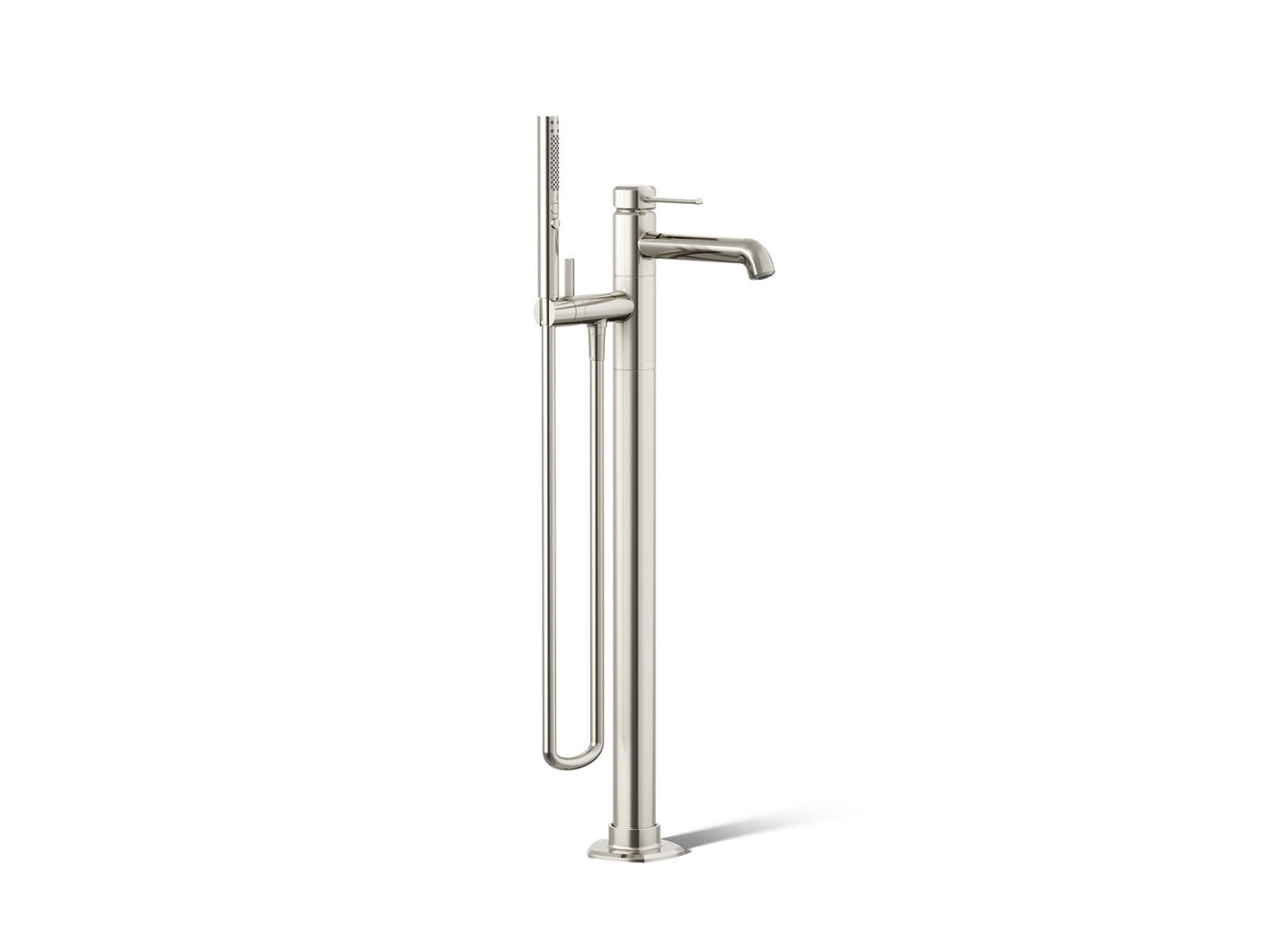 KOHLER K-T27025-4 Occasion Floor-mount bath filler trim with handshower