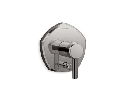 KOHLER K-T27044-4 Occasion Rite-Temp valve trim with push-button diverter and lever handle