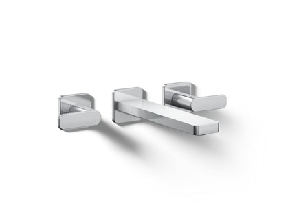 KOHLER K-T27120-4 Parallel Wall-mount bathroom sink faucet trim, 1.2 gpm