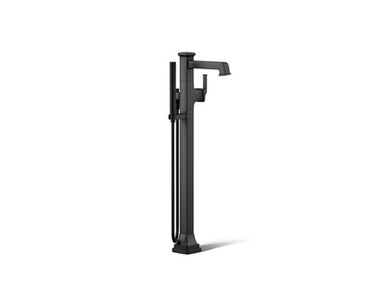 KOHLER K-T27408-4 Riff Floor-mount bath filler trim with handshower