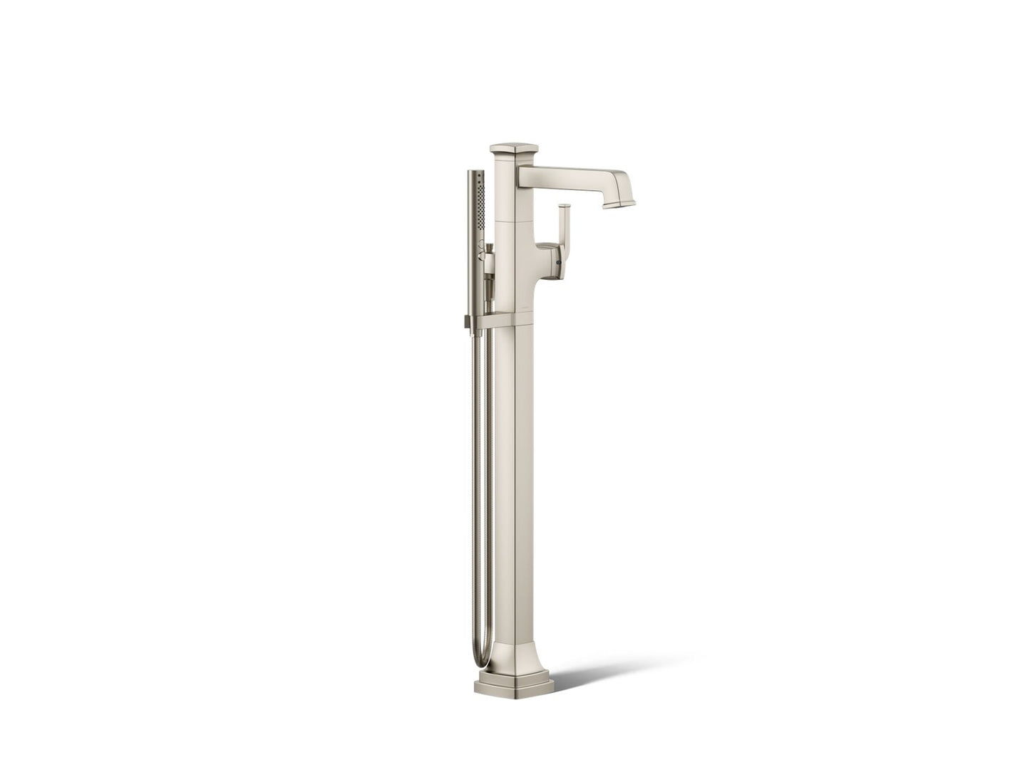 KOHLER K-T27408-4 Riff Floor-mount bath filler trim with handshower