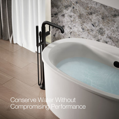 KOHLER K-T27424-4 Tone Floor-mount bath filler trim with handshower