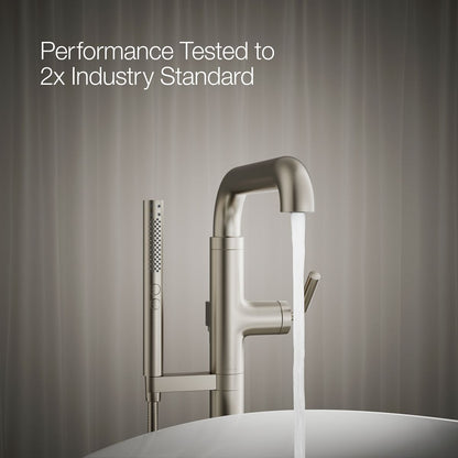 KOHLER K-T27424-4 Tone Floor-mount bath filler trim with handshower