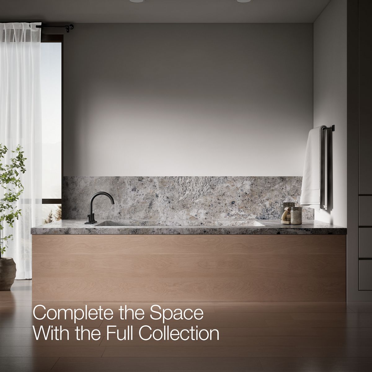 KOHLER K-T28131-4 Venza Deck-mount bath faucet trim