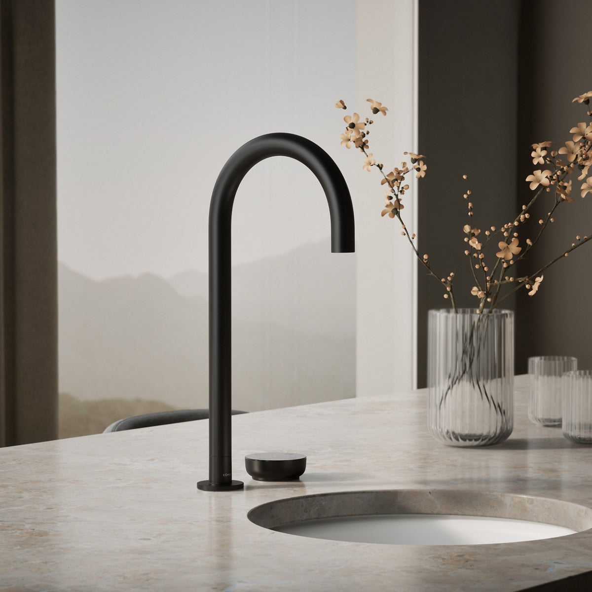 KOHLER K-T30924 Aquifer 4-in-1 tall arc beverage faucet
