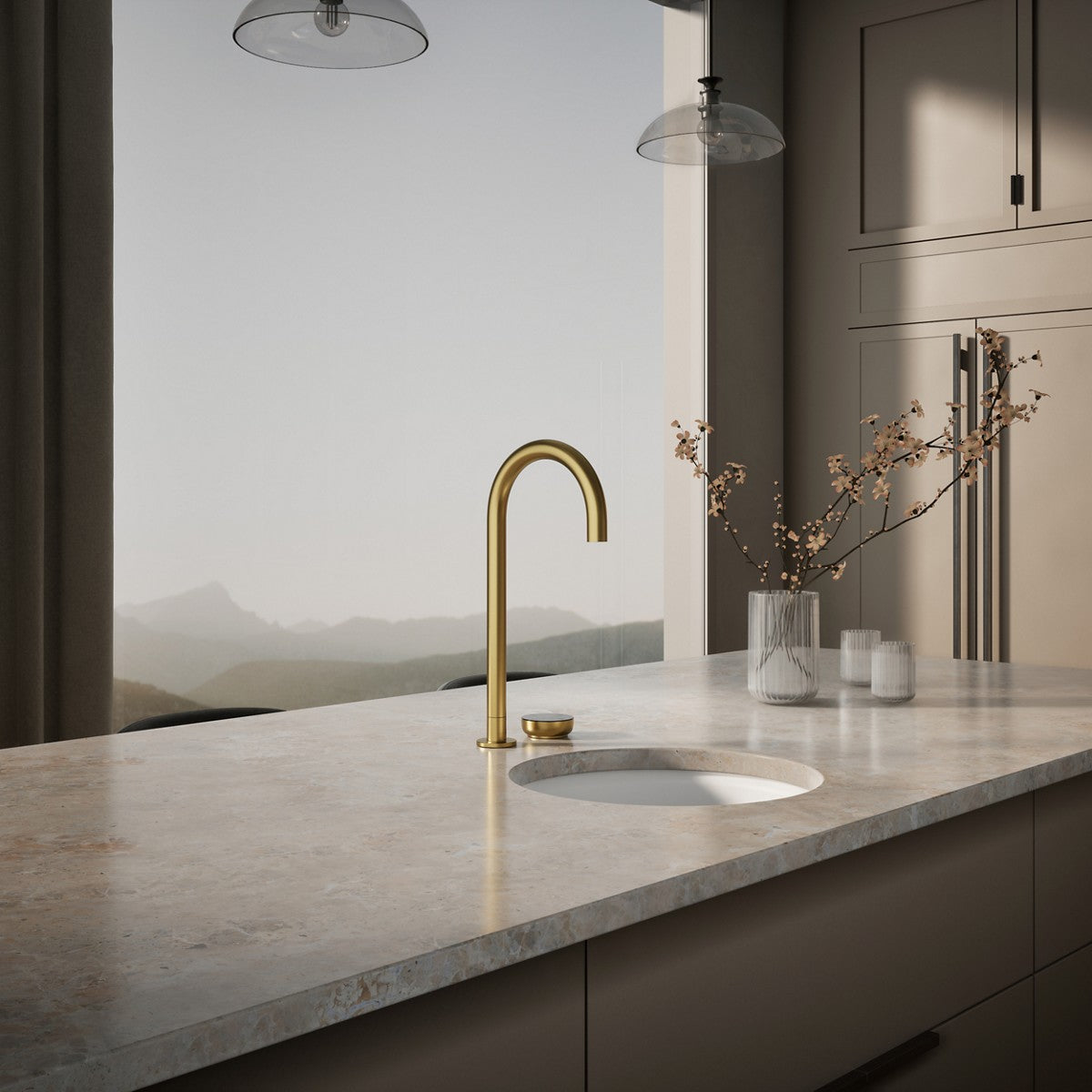 KOHLER K-T30924 Aquifer 4-in-1 tall arc beverage faucet