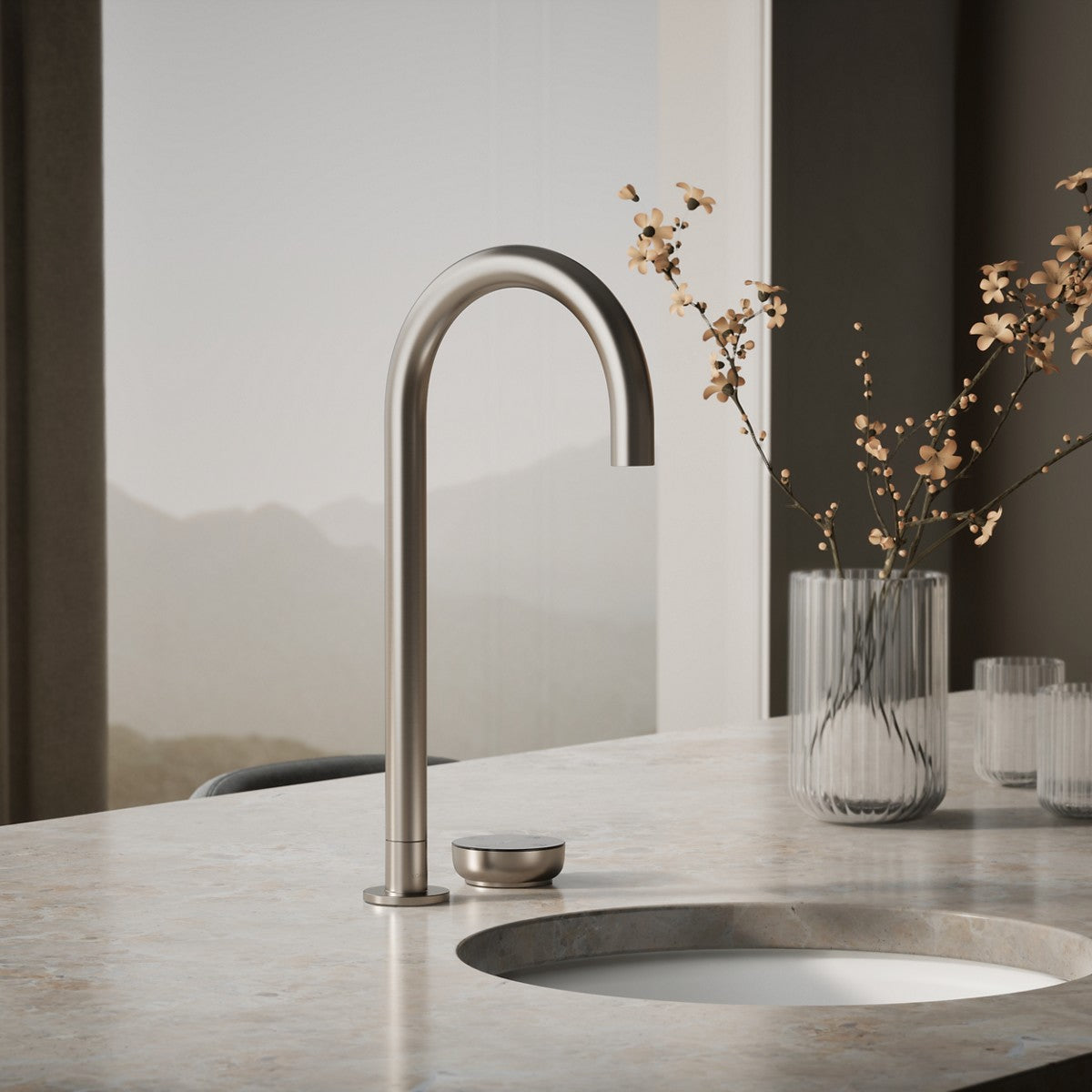 KOHLER K-T30924 Aquifer 4-in-1 tall arc beverage faucet