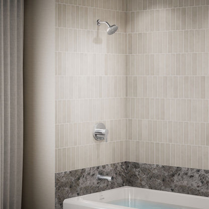 KOHLER Elate Rite-Temp bath and shower trim kit with push-button diverter, 1.5 gpm