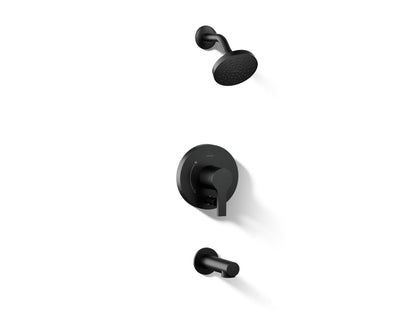 KOHLER Elate Rite-Temp bath and shower trim kit with push-button diverter, 2.5 gpm