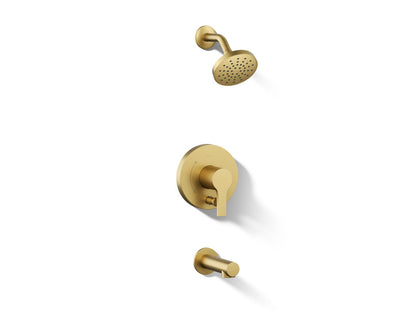 KOHLER Elate Rite-Temp bath and shower trim kit with push-button diverter, 2.5 gpm