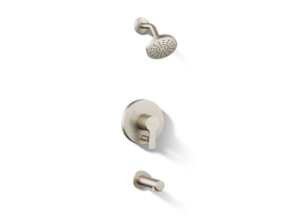 KOHLER Elate Rite-Temp bath and shower trim kit with push-button diverter, 2.5 gpm