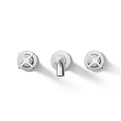 KOHLER K-T35909-3 Castia by Studio McGee Wall-mount bathroom sink faucet trim, 1.2 gpm