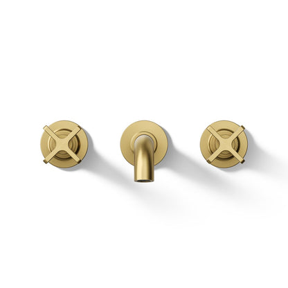 KOHLER K-T35909-3 Castia by Studio McGee Wall-mount bathroom sink faucet trim, 1.2 gpm