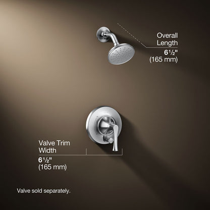 3/4 view of product with dimensions