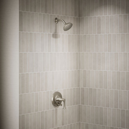 KOHLER K-T35943-4Y Buckley Rite-Temp® Shower Trim Kit with Push-button Diverter, 2.5 GPM, Vibrant Brushed Nickel - image focu