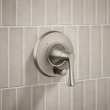 KOHLER K-T35943-4G Buckley Rite-Temp shower trim kit with push-button diverter, 1.75 gpm, vibrant brushed nickel - view 2