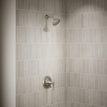 KOHLER K-T35943-4H Buckley Rite-Temp shower trim kit with push-button diverter, 1.5 gpm, vibrant brushed nickel - view 3