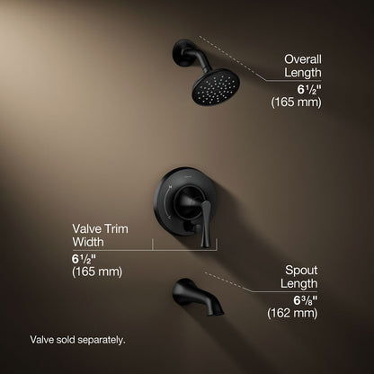 3/4 view of product with dimensions