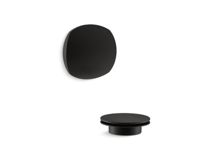 KOHLER K-T37391 PureFlo Rotary-turn bath drain trim, matte black