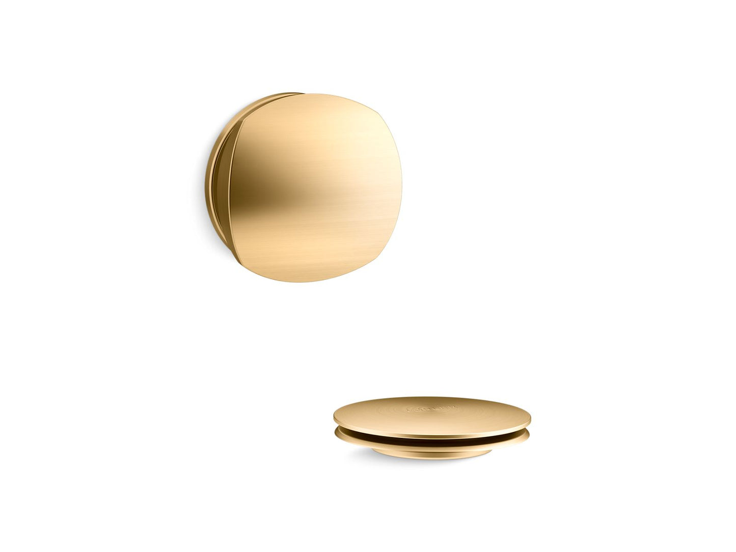 KOHLER K-T37391 PureFlo Rotary-turn bath drain trim