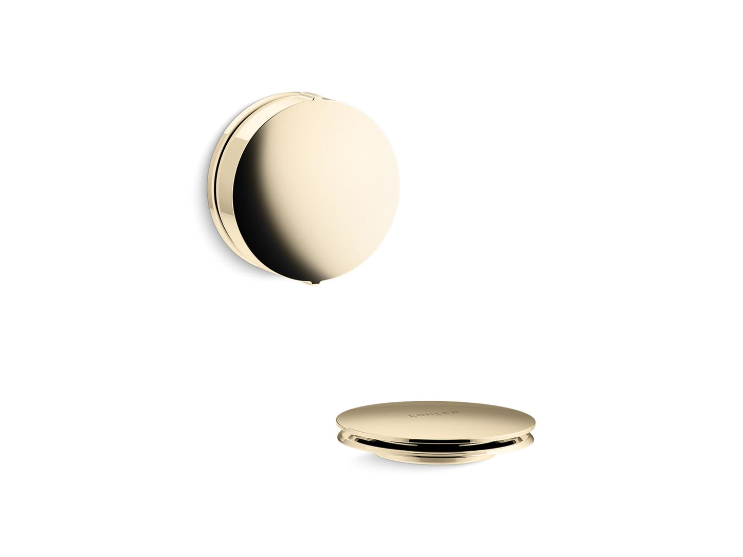 KOHLER K-T37392 PureFlo Rotary-turn bath drain trim