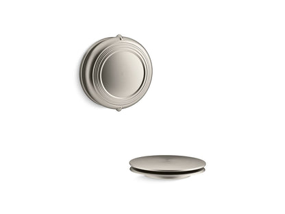 KOHLER K-T37393 PureFlo Traditional rotary-turn bath drain trim, vibrant brushed nickel