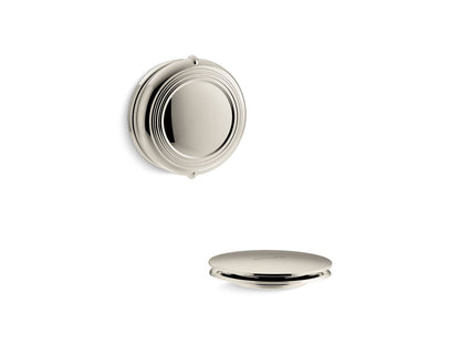 KOHLER K-T37393 PureFlo Traditional rotary-turn bath drain trim, vibrant polished nickel