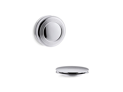 KOHLER K-T37396 PureFlo Traditional push-button bath drain trim, polished chrome