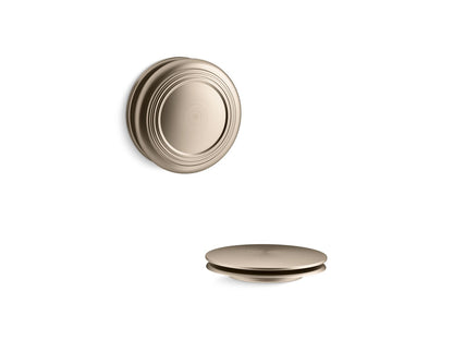 KOHLER K-T37396 PureFlo Traditional push-button bath drain trim, vibrant brushed bronze