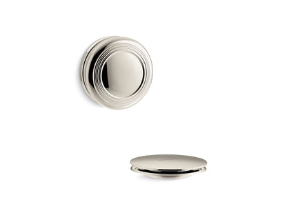 KOHLER K-T37396 PureFlo Traditional push-button bath drain trim, vibrant polished nickel