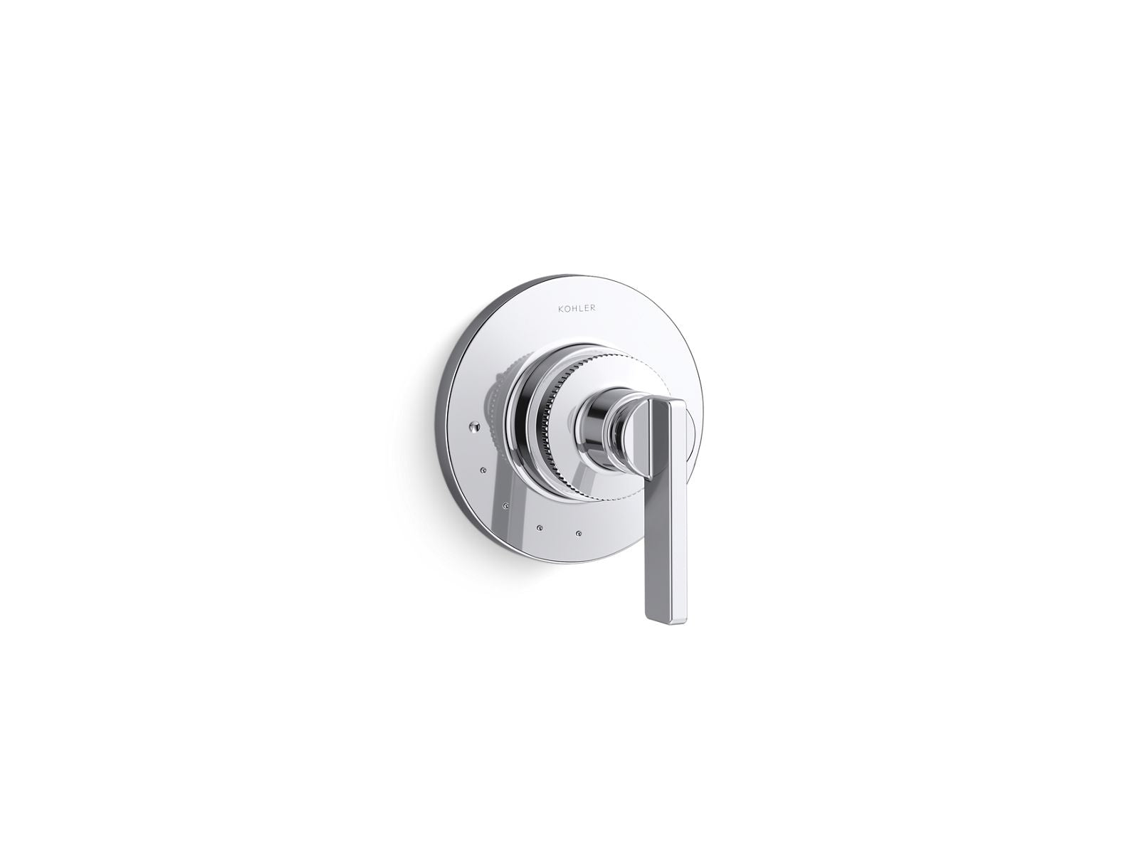 KOHLER K-T38268-4 Castia MasterShower® Volume Control Valve Trim with Lever Handle, Polished Chrome - 3/4 view of product