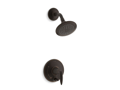 KOHLER K-T45108-4 Alteo Rite-Temp shower trim kit with push-button diverter and lever handle, 2.5 gpm, oil rubbed bronze