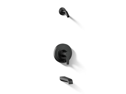 KOHLER K-T49979-4L Pitch Rite-Temp Bath and shower trim kit with push-button diverter, without showerhead