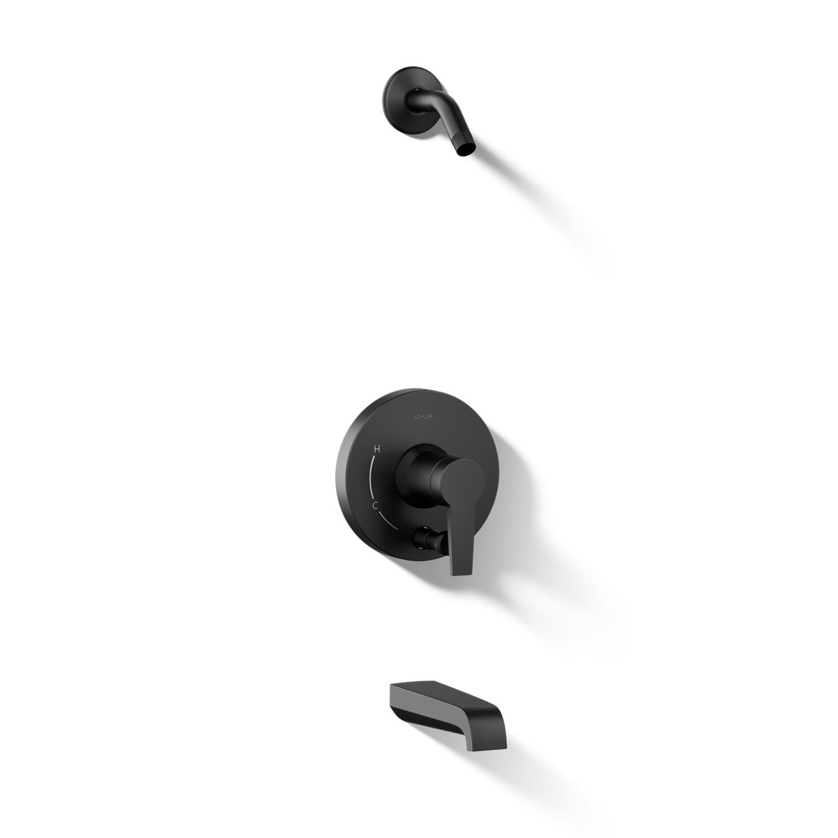KOHLER K-T49979-4L Pitch Rite-Temp Bath and shower trim kit with push-button diverter, without showerhead