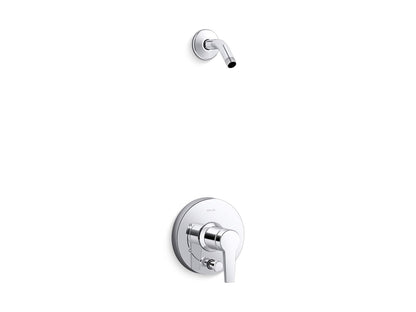 KOHLER K-T49989-4L Pitch Rite-Temp Shower trim kit with push-button diverter, without showerhead, polished chrome