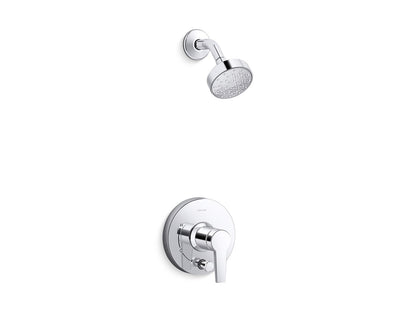 KOHLER K-T49990-4G Pitch Rite-Temp Shower trim kit with push-button diverter, 1.75 gpm, polished chrome