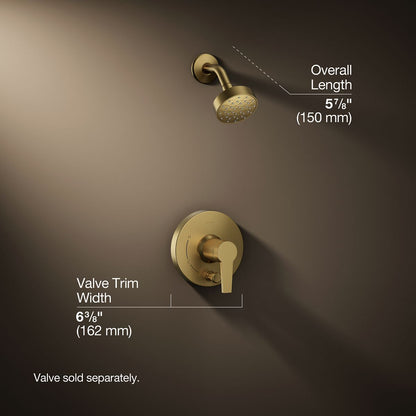 3/4 view of product with dimensions